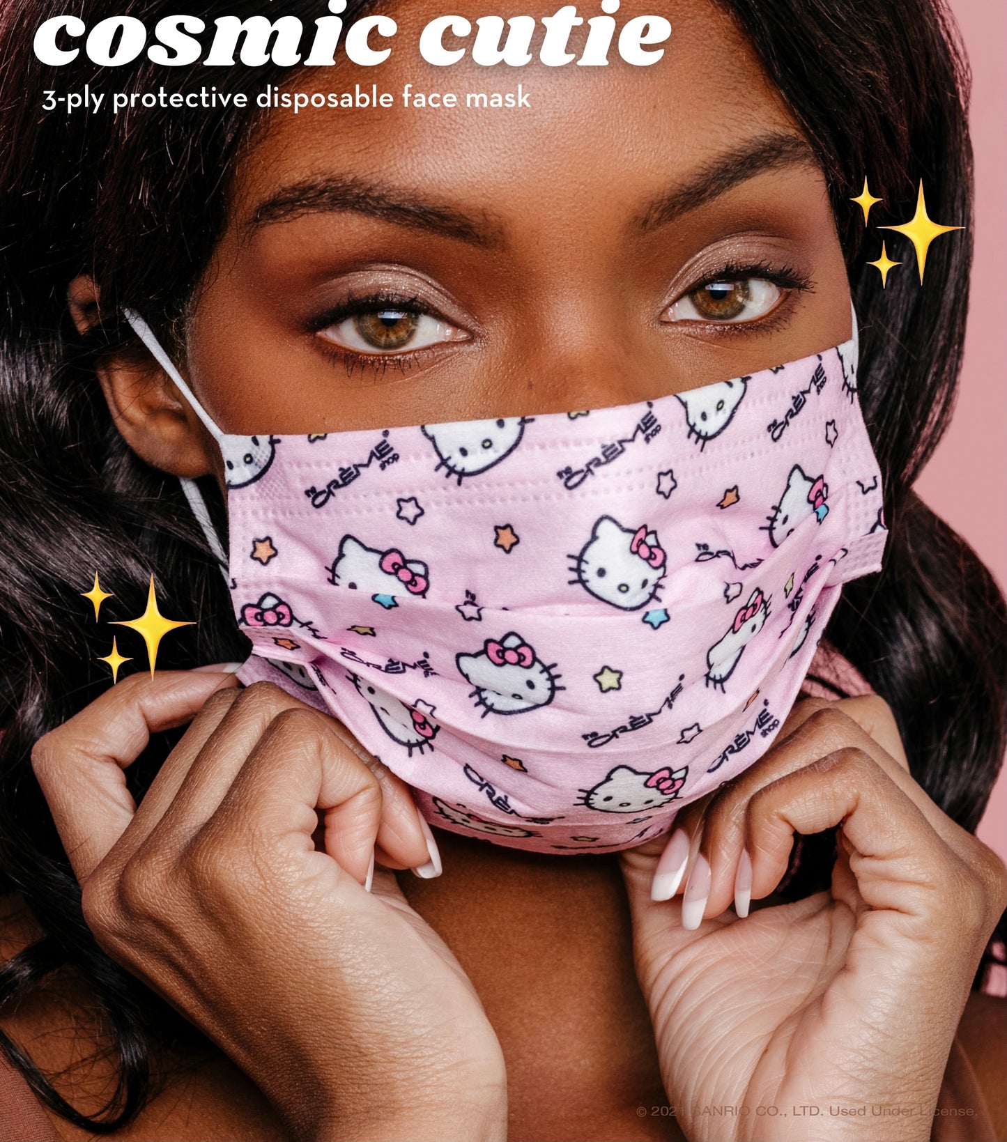 Hello Kitty Cubre Bocas - Paq de 3 o 14 Piezas