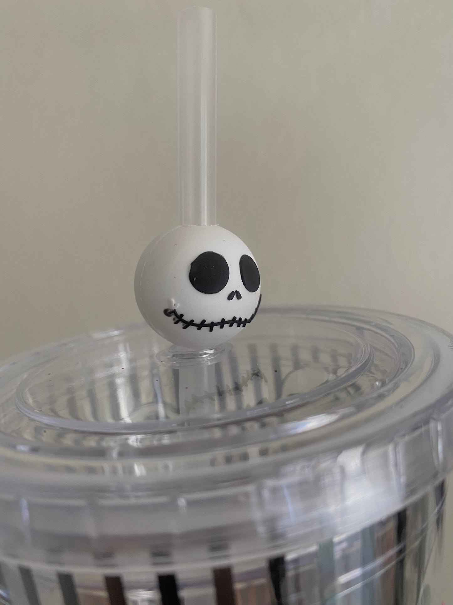 Vaso Con Popote Topper Jack Monograma