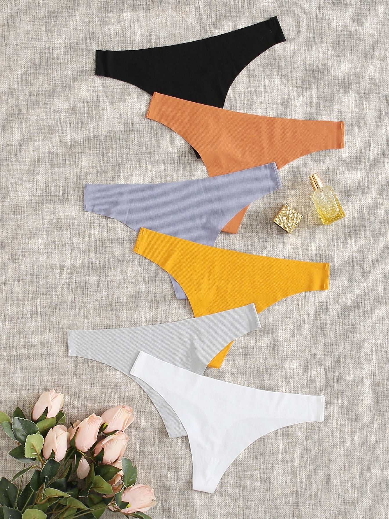 6 piezas panties sin costura paquete completo