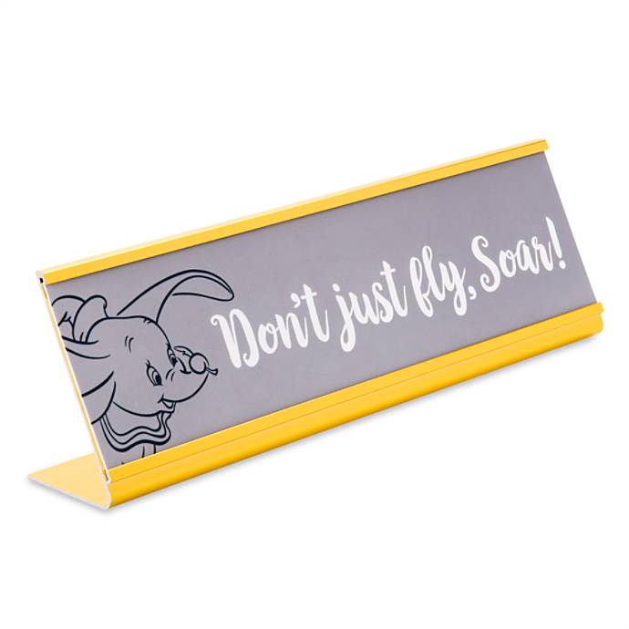Disney - Placa de identificación de escritorio Dumbo