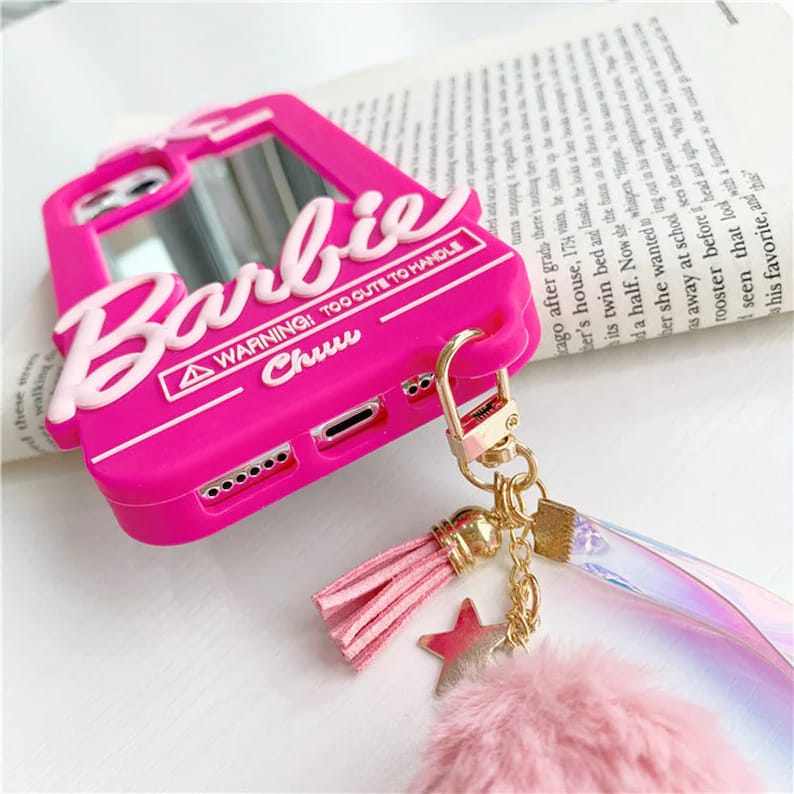 Funda de Espejo a Personalizar con tu Nombre Barbie