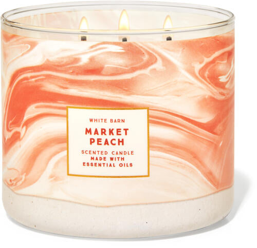 Bath & Body Works Vela Jumbo Market Peach