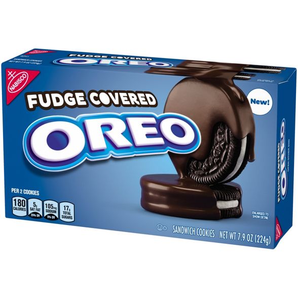 Oreo Fudge Covered Sandwich Cookies - 224 gr