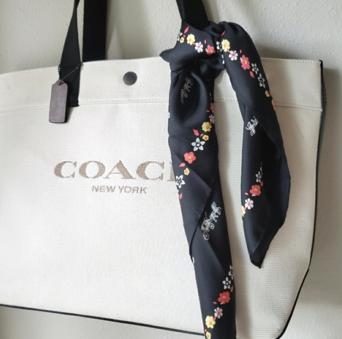 Coach Signature Horse Print Bandana