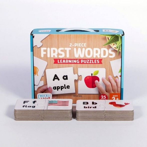 Chuckle & Roar Learning Puzzle First Words - 50pc