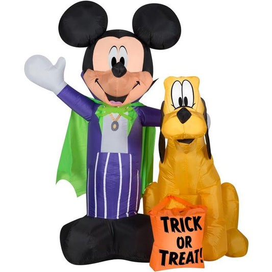 Trick or Treat Mickey Pluto Inflable 1.5