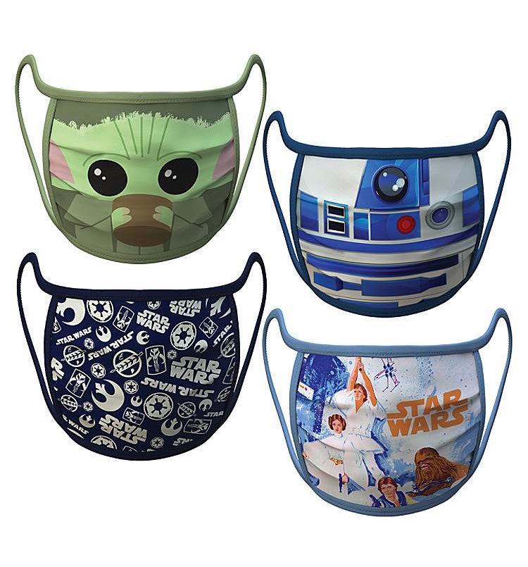 4 cubre bocas oficial Disney