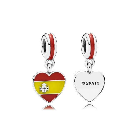 Pandora bandera España importado charm