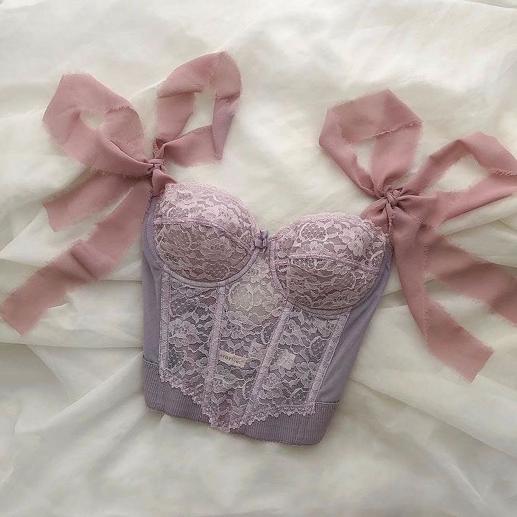 Corsé Lila con Moño