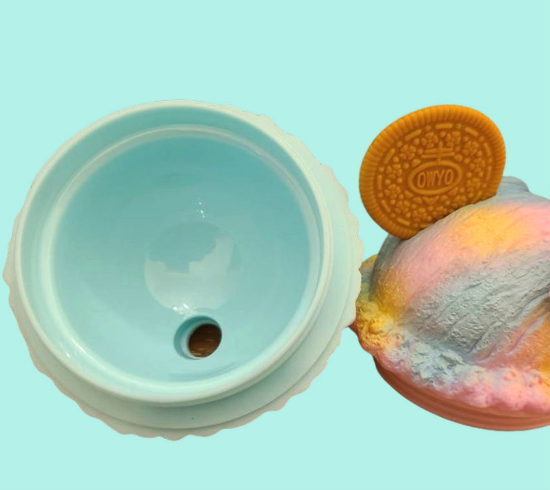 Vaso Helado Color A Elegir Plástico Acrílico