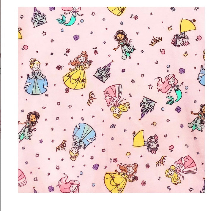 Princesas Zip Hoodie Niñas