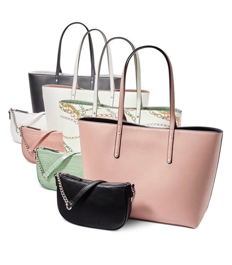 INC INTERNATIONAL CONCEPTS bolsa 2 en una negra blanca