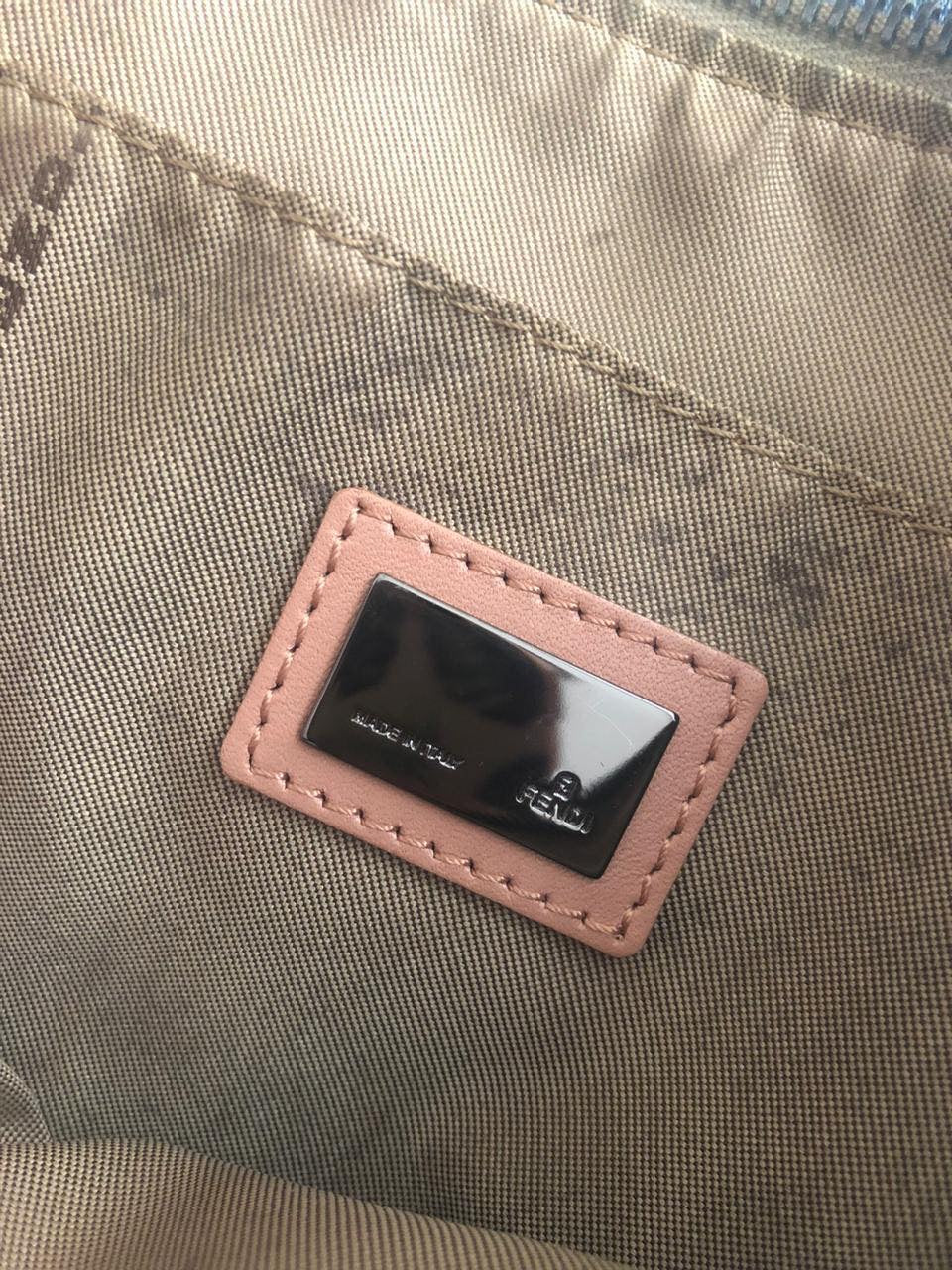 Fendi zucca pochette bag vintage pre-owned