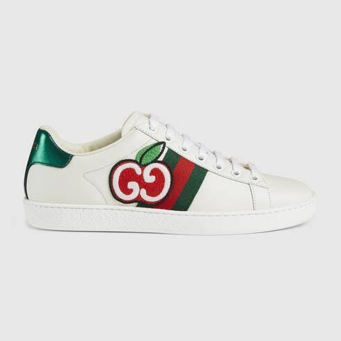 Women's Ace sneaker with GG apple
