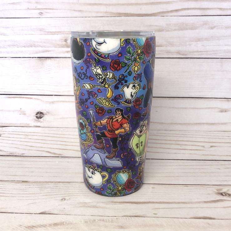 Disney vaso la bella y la bestia 16 y 20 oz