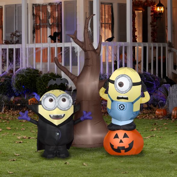 Inflable Arbol Minions Halloween - 1.68mts
