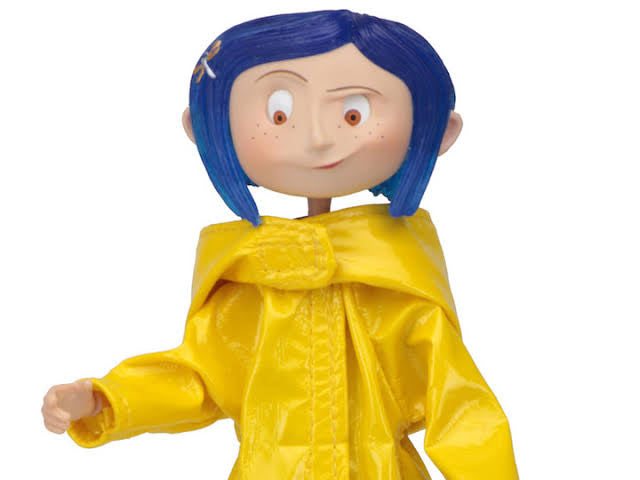 Coraline Muñeca Plastico Ojos Se Mueven