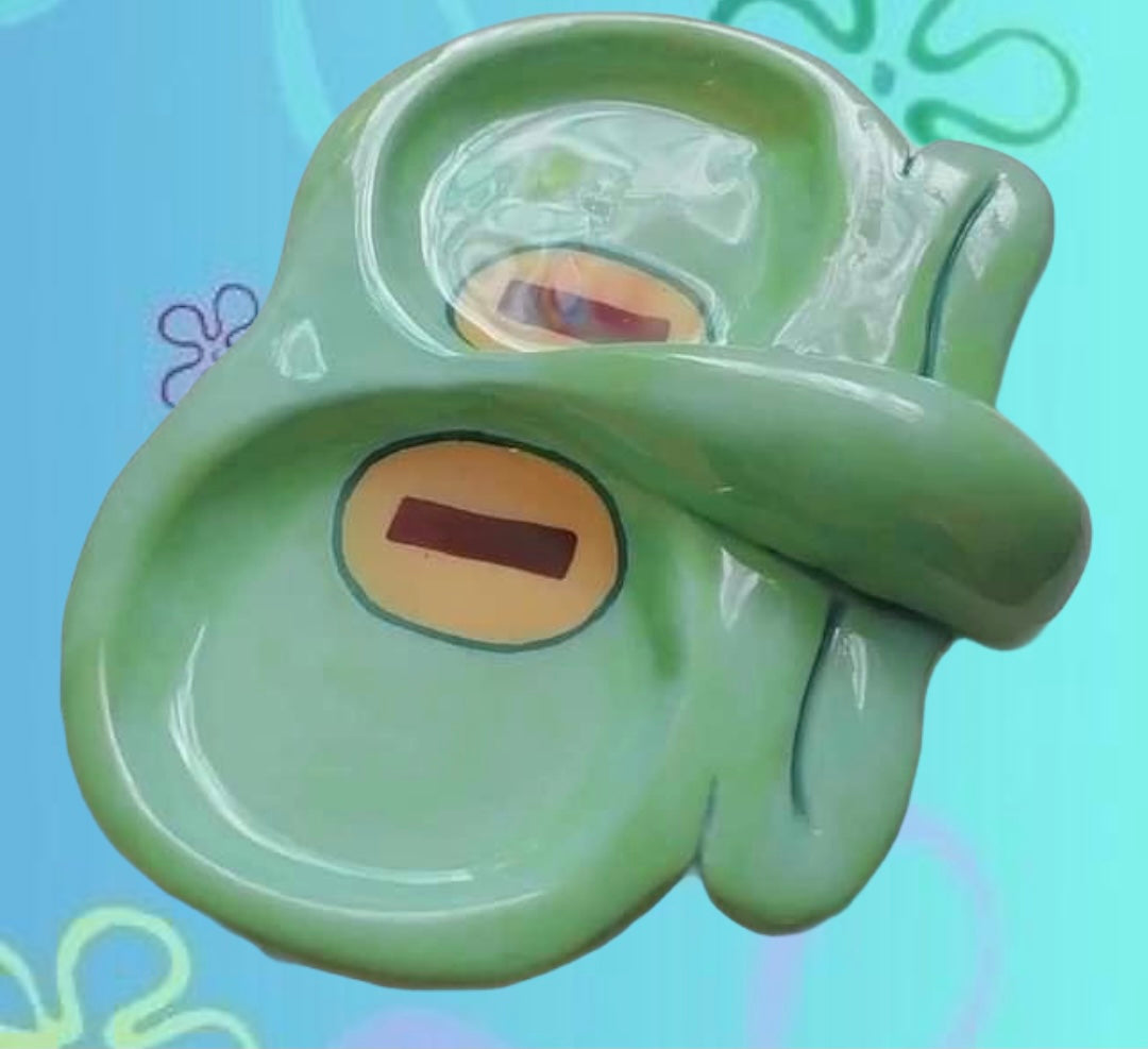 Calamardo Ceramica Dulcero / Cenicero 30cm