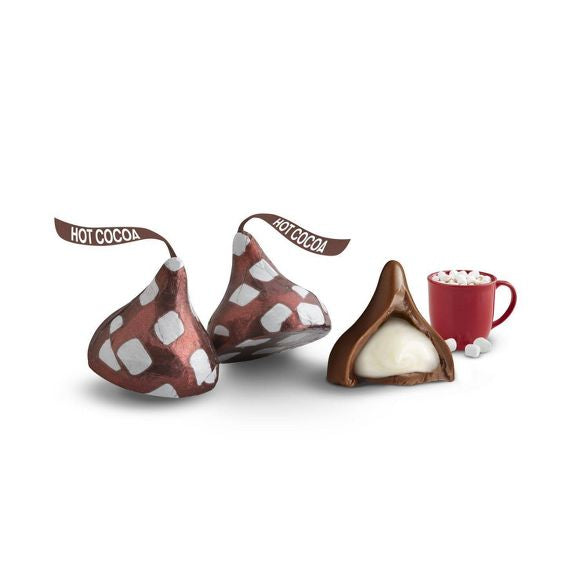 Hershey's Kisses Holiday Milk Chocolate Santa Hat Foils - 10.1oz
