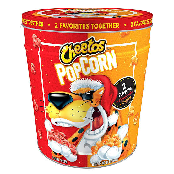 Cheeto Popcorn Holiday Variedad lata Gigante 396gr – 2 sabores favoritos - Estará en $419