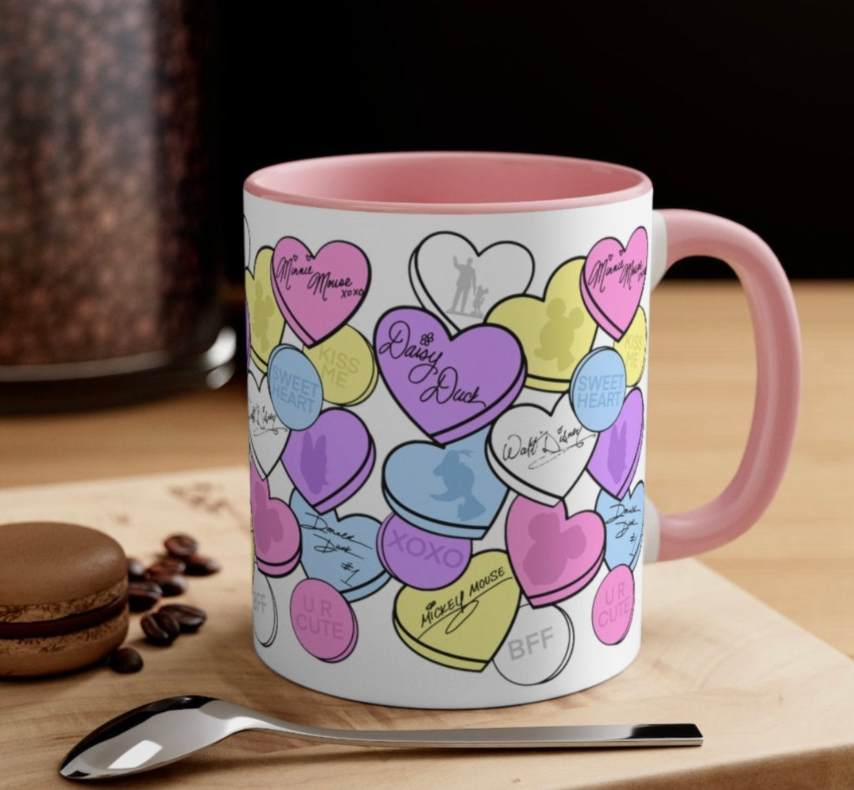 Walt Disney Taza Corazones