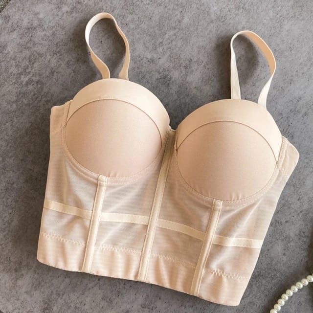 Corsé de Malla Beige
