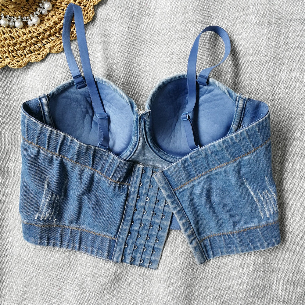 Corsé Mezclilla Azul