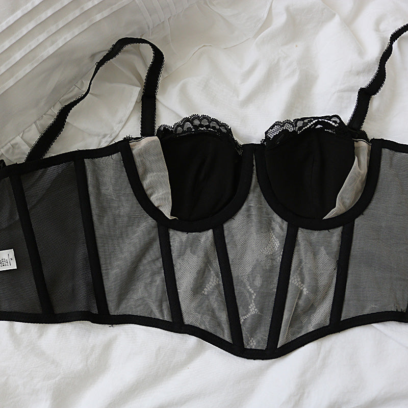 Corsé Negro de Encaje