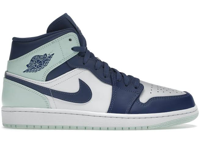 Nike Jordan 1 Mid Navy Mint - Unisex
