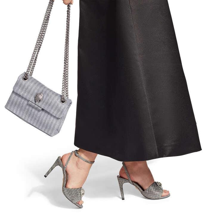 Kurt Geiger Fabric Mini Kensington Silver