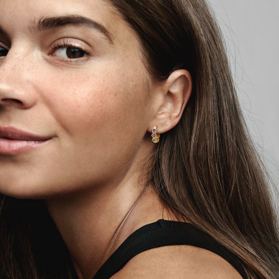 Marvel The Avengers Infinity Stones Hoop Earrings