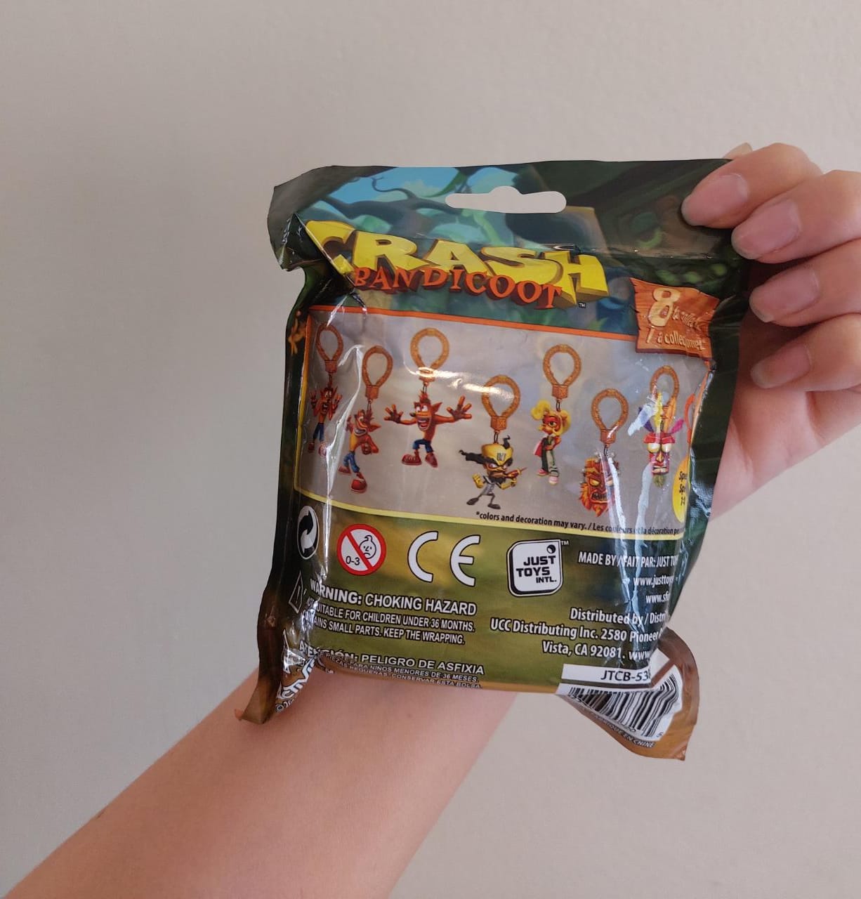 Llavero Sopresa Crash Bandicoot