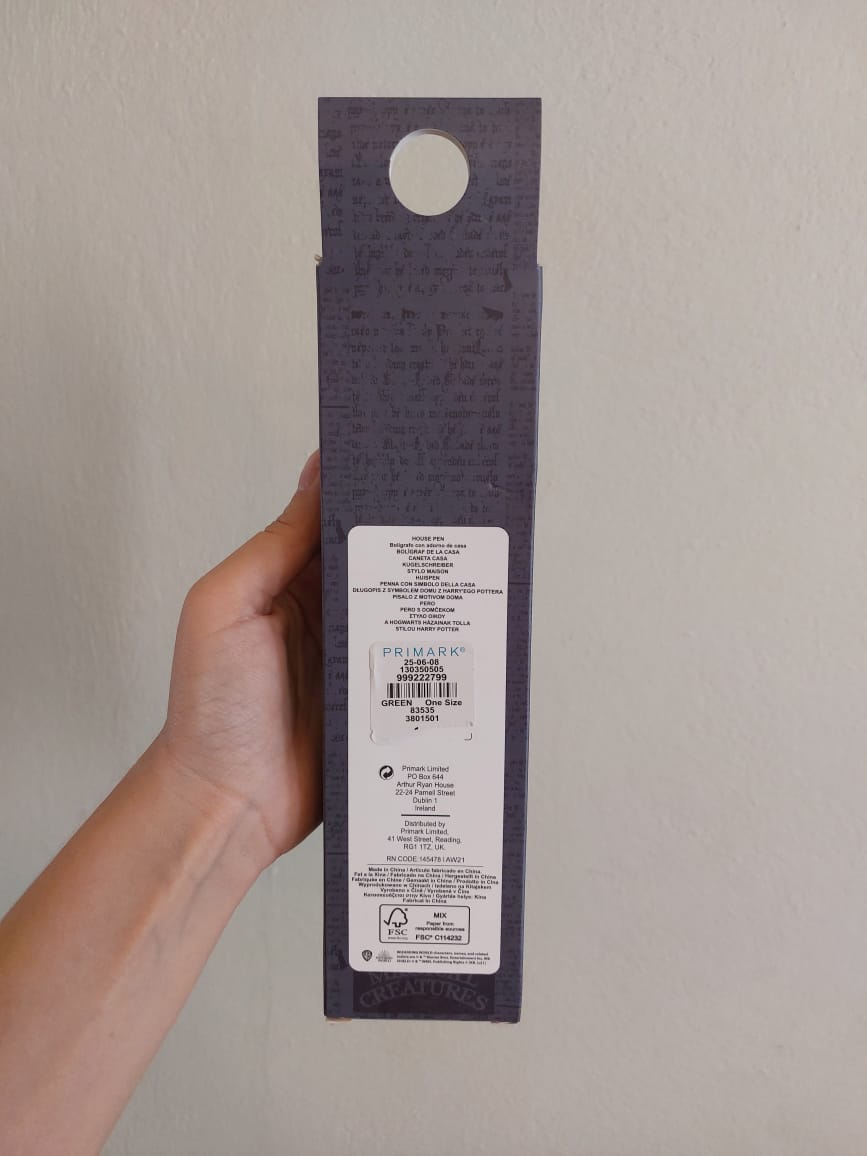 Lapicero Slytherin -Harry Potter