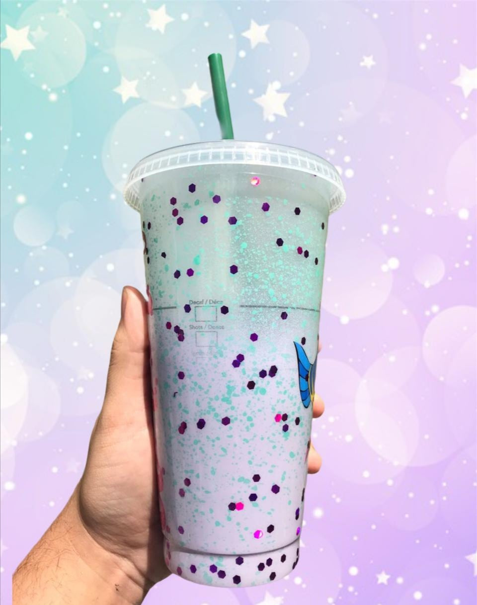 Vaso Starbucks- Flounder de la Sirenita