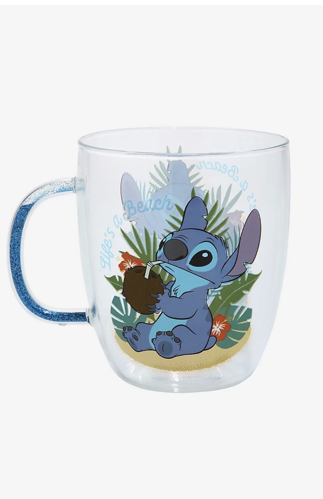 Lilo & Stitch- Taza de Cristal Stitch