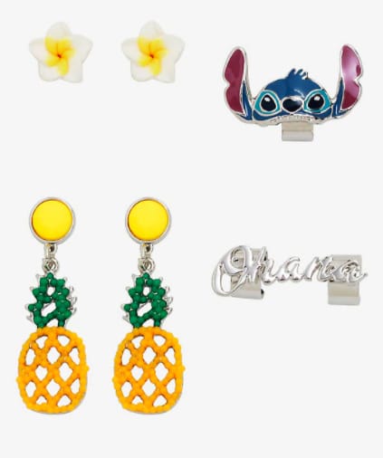 Lilo & Stitch-Aretes and Ear Cuff