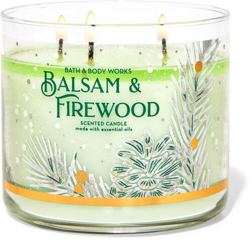 Bath & Body Works Vela Jumbo Balsam & Firewood
