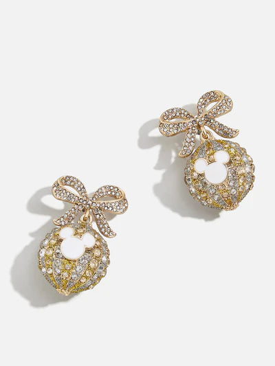 Mickey Mouse Disney Pavé Ornament Earrings