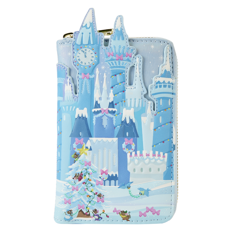 Cinderella Exclusive Holiday Castle Zip Around Wallet