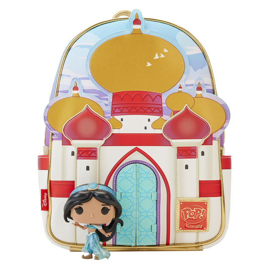 Limited Edition Bundle - Aladdin 30th Anniversary Palace Mini Backpack and Pop! Jasmine (Diamond)