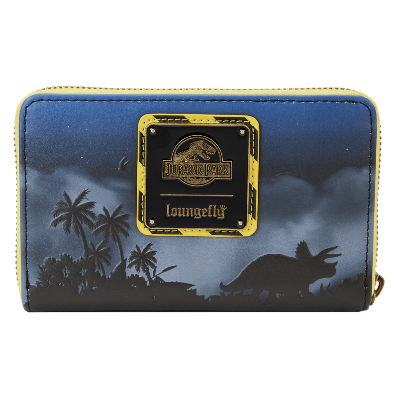 Jurassic Park 30th Anniversary Dino Moon Glow Zip Around Wallet