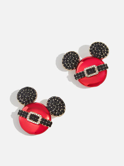 Mickey Mouse Disney Santa Suit Earrings
