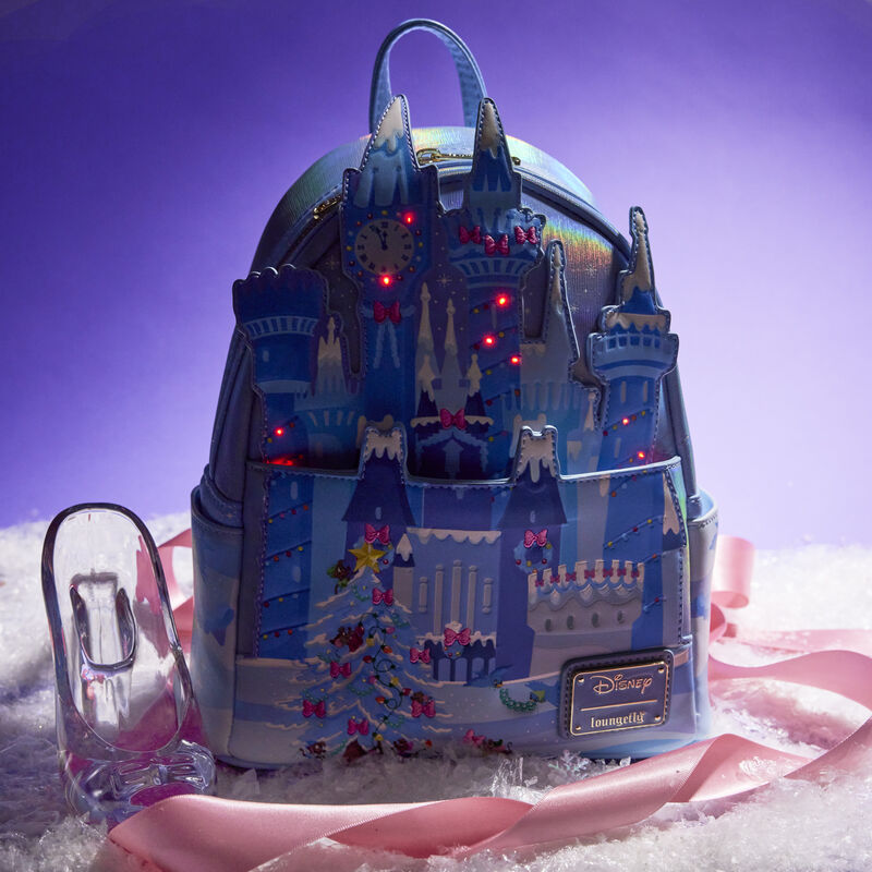 Cinderella Exclusive Holiday Castle Light Up Mini Backpack