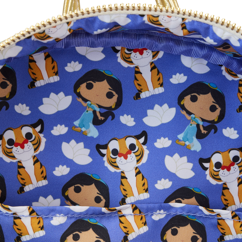 Limited Edition Bundle - Aladdin 30th Anniversary Palace Mini Backpack and Pop! Jasmine (Diamond)