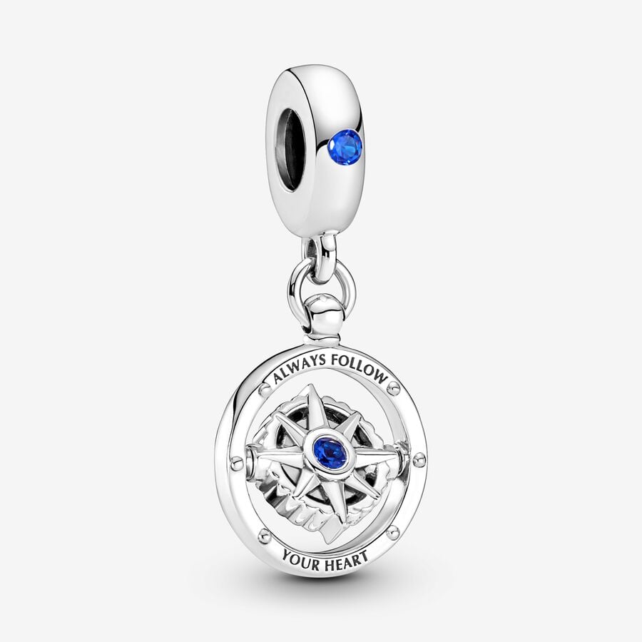 Spinning Compass Dangle Charm