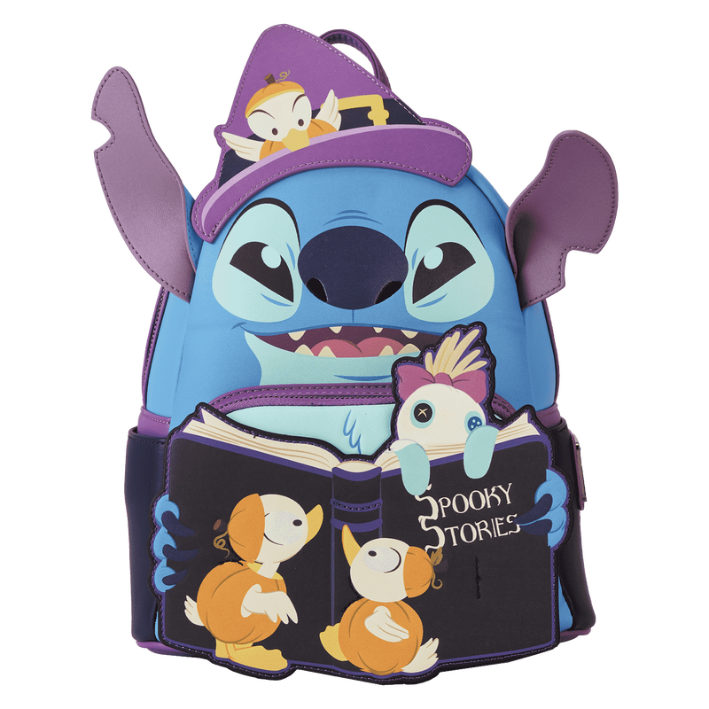 Stitch Exclusive Spooky Stories Halloween Glow Mini Backpack