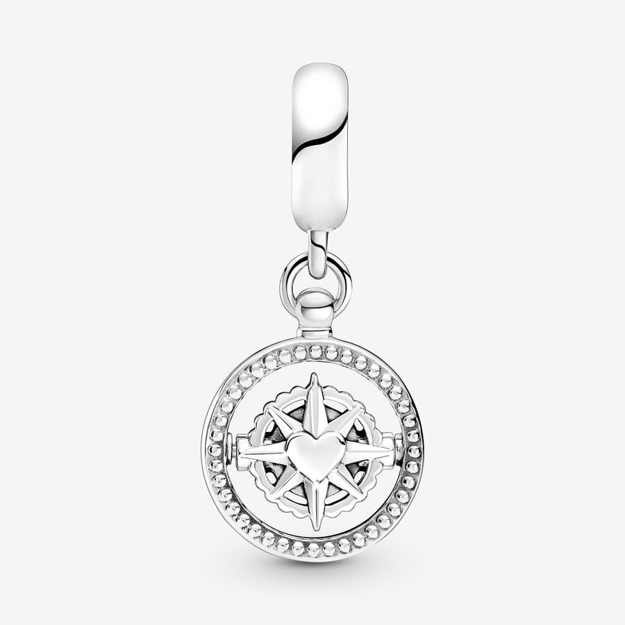 Spinning Compass Dangle Charm