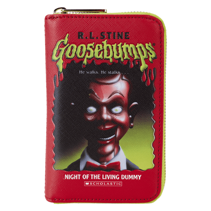 Goosebumps Slappy Book Cover Zip Around Wallet