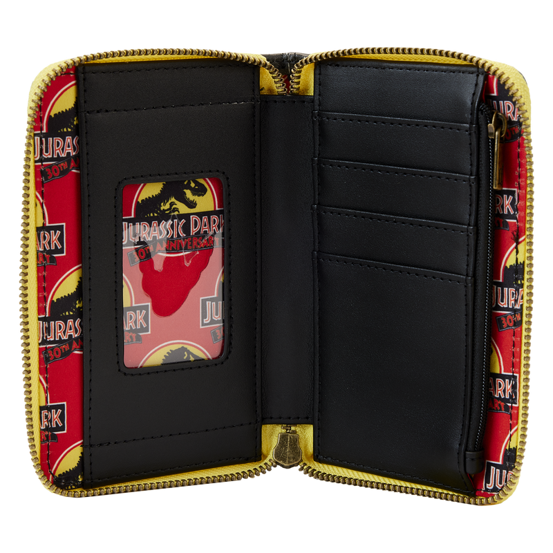 Jurassic Park 30th Anniversary Dino Moon Glow Zip Around Wallet