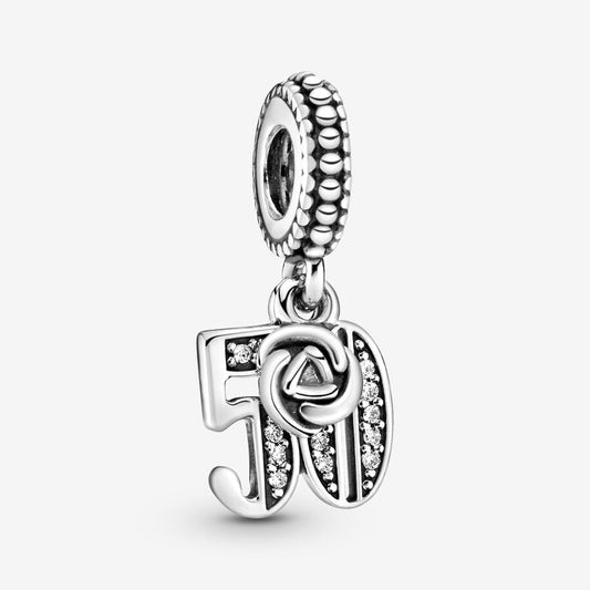 50th Celebration Dangle Charm